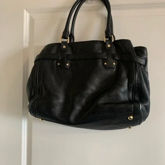 Michael Kors Hudson Tote Satchel Leather Bag - Picture 9 of 10